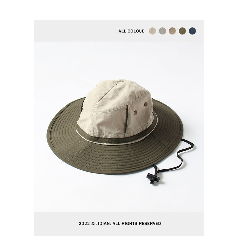 Sombrero de cubo con cordón de algodón al por mayor