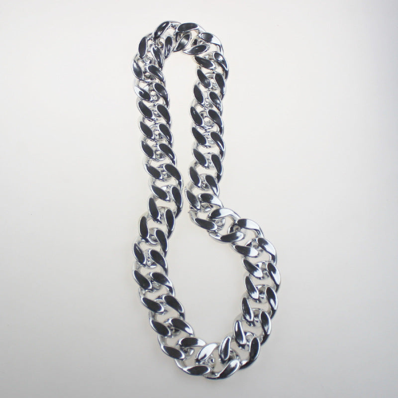 Wholesale Hip Hop Cuban Plastic ABS Necklaces