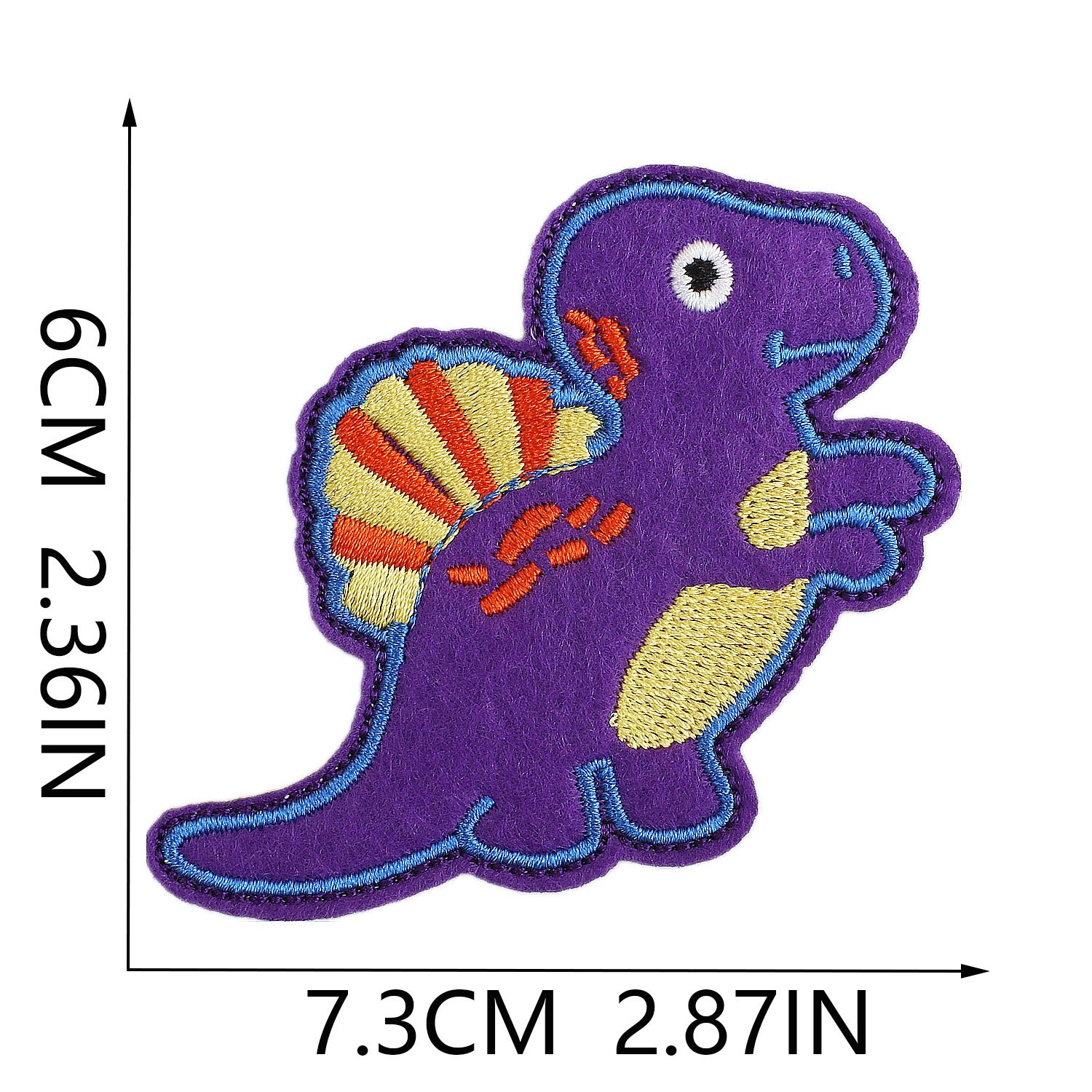 Wholesale Cute Cartoon Dinosaur Embroidery Patch Dino Sew On Applique For Clothing DIY Craft Boutique Resale Gift