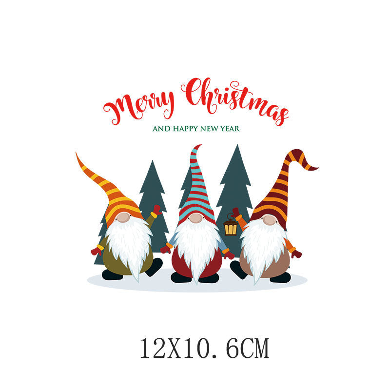 Wholesale Christmas tree letter heat transfer printing  UV DTF Ready to Press Transfers Wraps