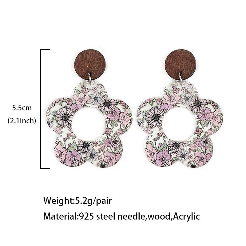 Wholesale Floral Daisy Earrings