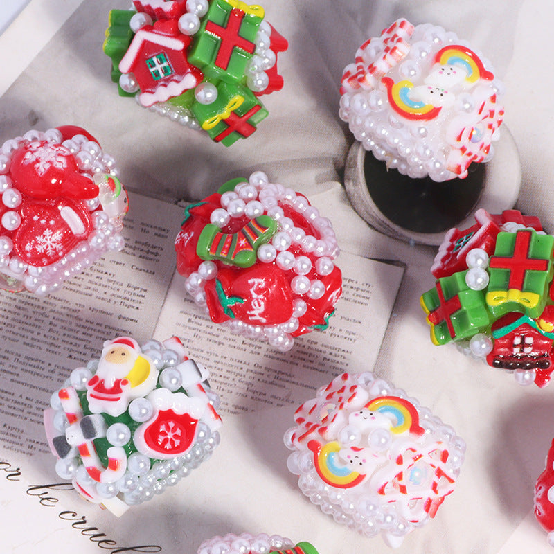 Wholesale 10pcs/packChristmas themed DIY  Beads