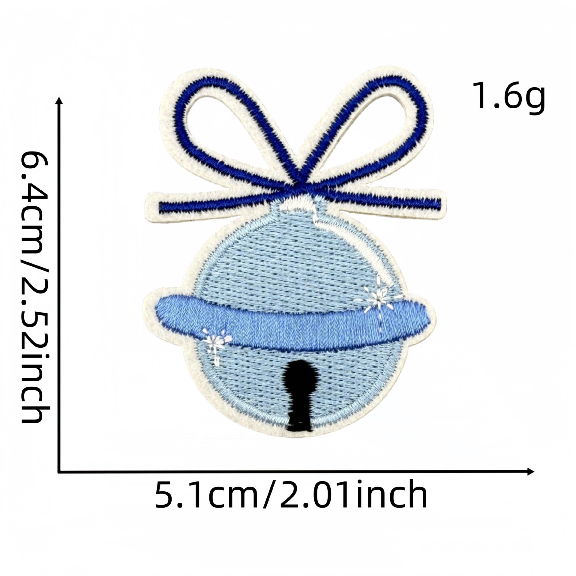 Wholesale Blue Snowflake Cartoon Penguin Animal Embroidery DIY Patches