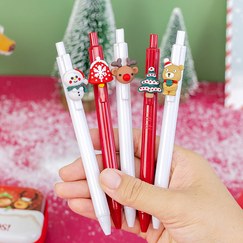 Wholesale Christmas Plastic Rollerball Pen