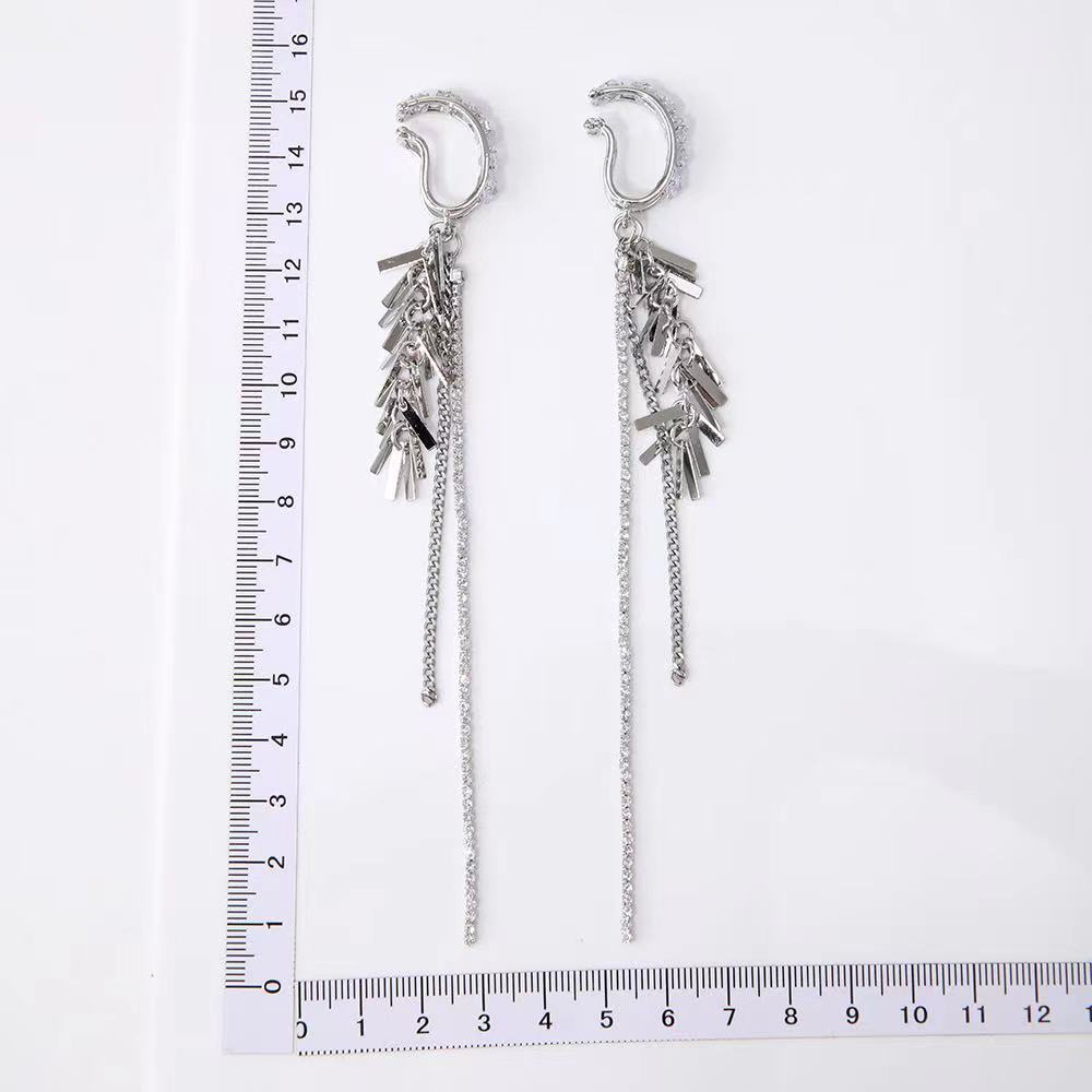 Wholesale Sweet and cool style zirconium inlaid ear clip