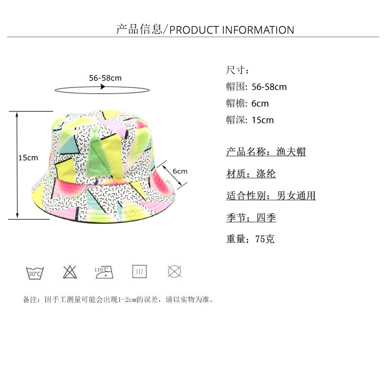 Wholesale Diamond pattern bucket hat