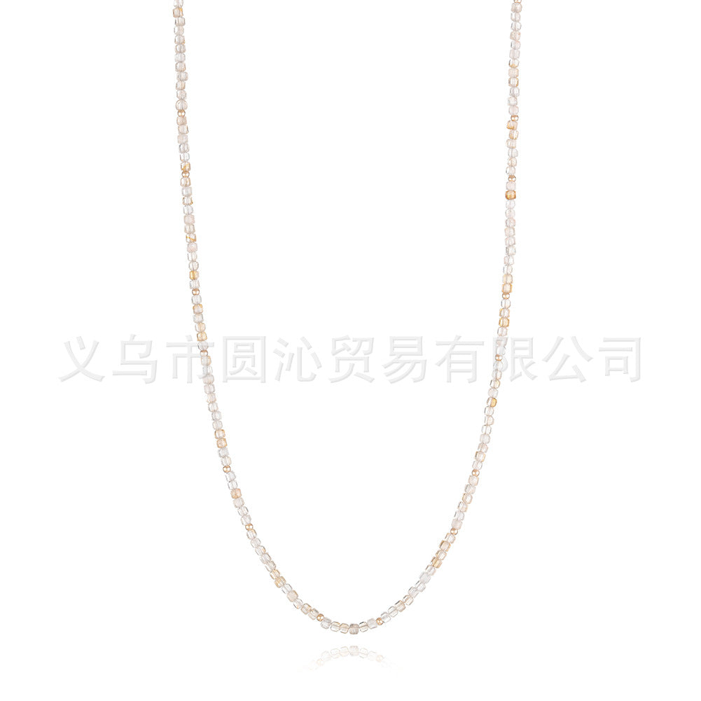Wholesale Colorful natural stone necklace