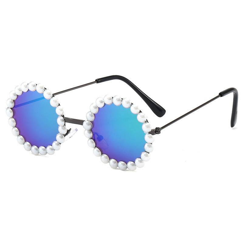 Wholesale PC Sticky Pearl Kids Sunglasses