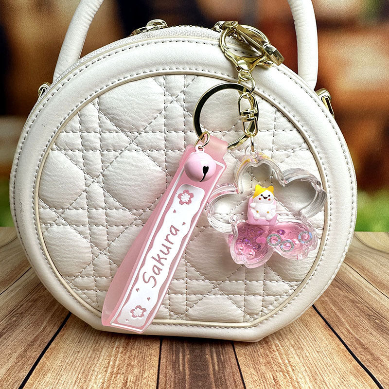 Aceite acrílico al por mayor en el llavero flotante