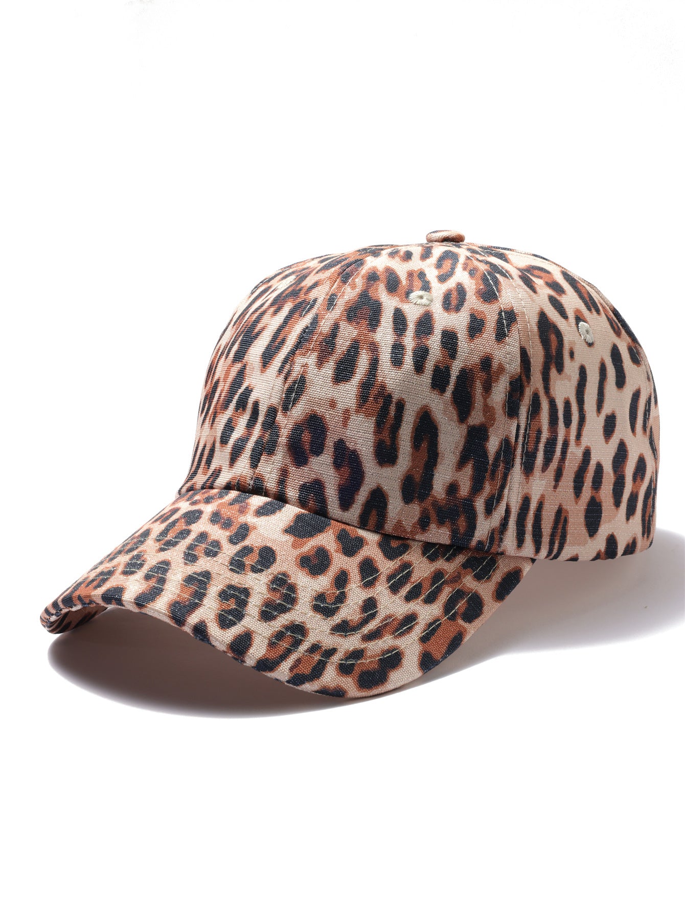 Wholesale outdoor spring and summer new leopard print baseball cap cap cap sun cap beach cap