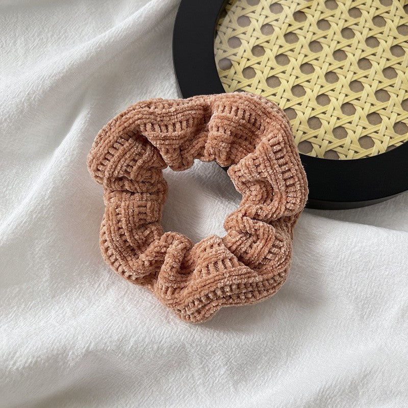 Wholesale Autumn and Winter Woolen Knitted Large Intestine Hair Ties