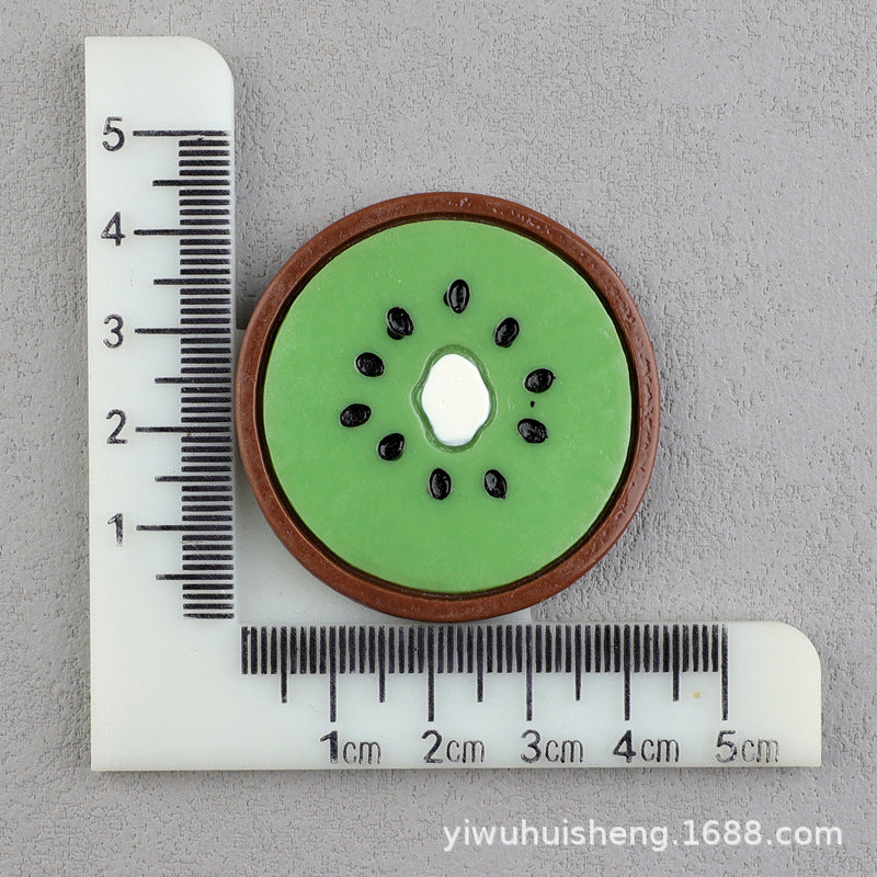 Wholesale 50pcs DIY Watermelon Strawberry Pineapple Fruit Homemade Cream Glue Resin Hole Shoe Patch FlatBack