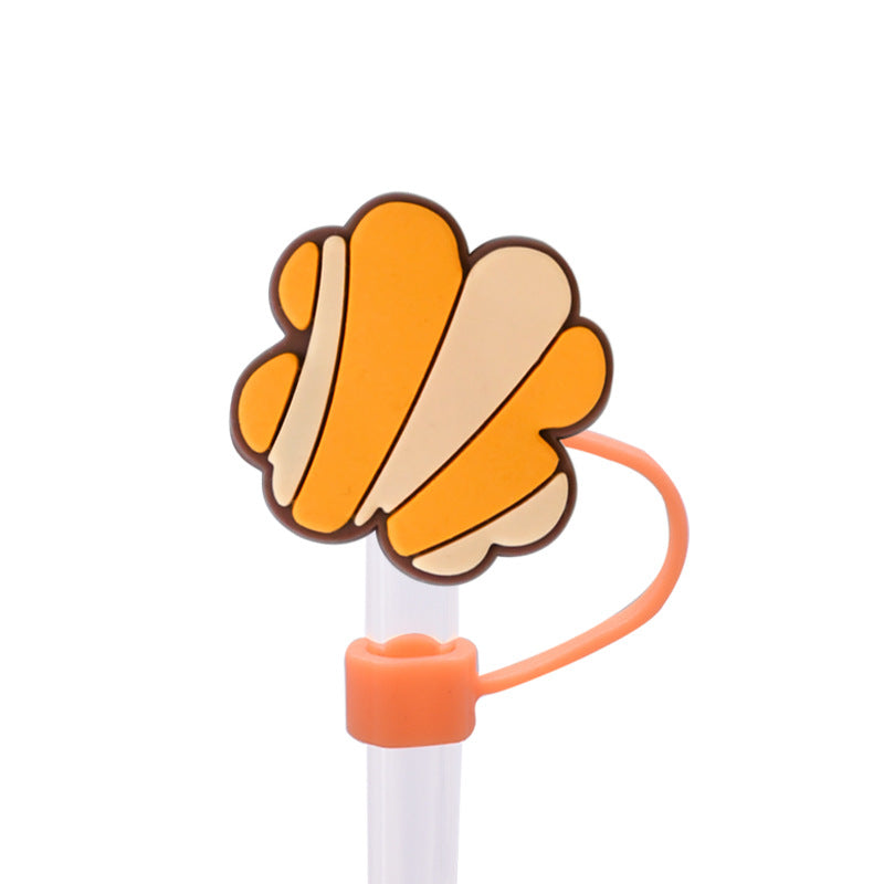 Wholesale Random 100pcs 10M  bread dust plug straw hat creative DIY cup straw accessories