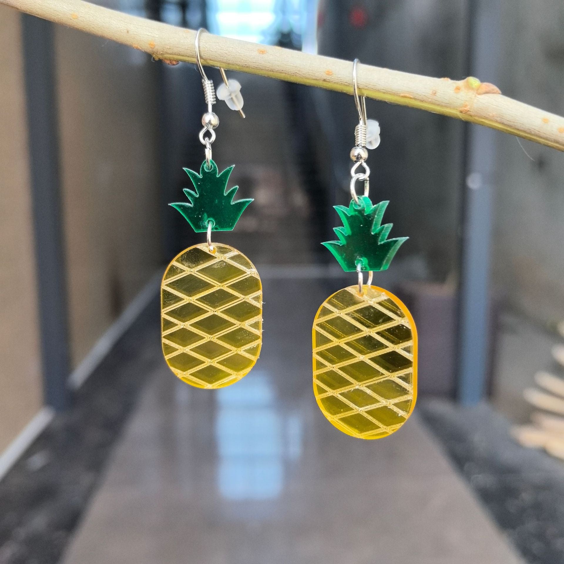 Wholesale Acrylic Fruit Creative Earrings