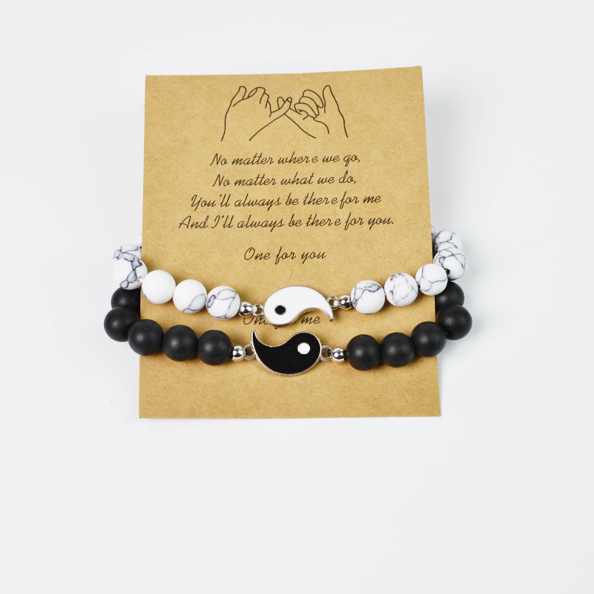 Wholesale Couple Bracelet Suction Stone Pair of Black Red Rope Love Bracelet