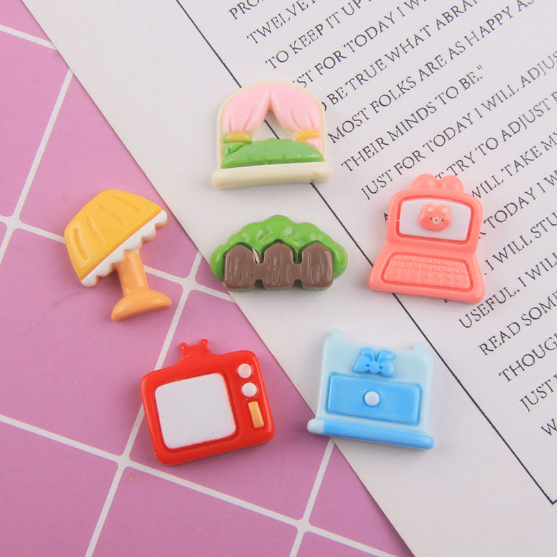 Wholesale cartoon home furnishing resin cream glue Phone Case