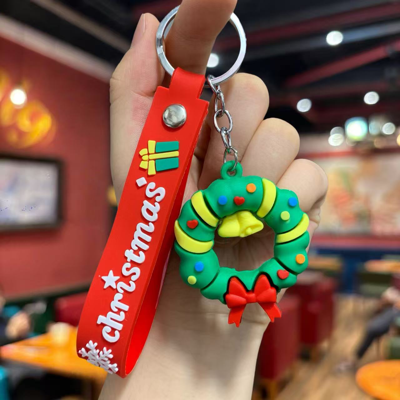 Wholesale Christmas keychain  gift pendant  Keychains