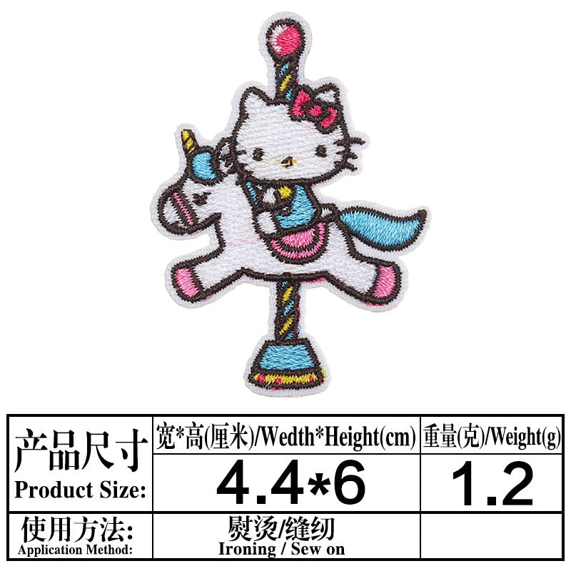 Wholesale DIY patchs cute cat patch children' s clothing bag OLY Exclusive