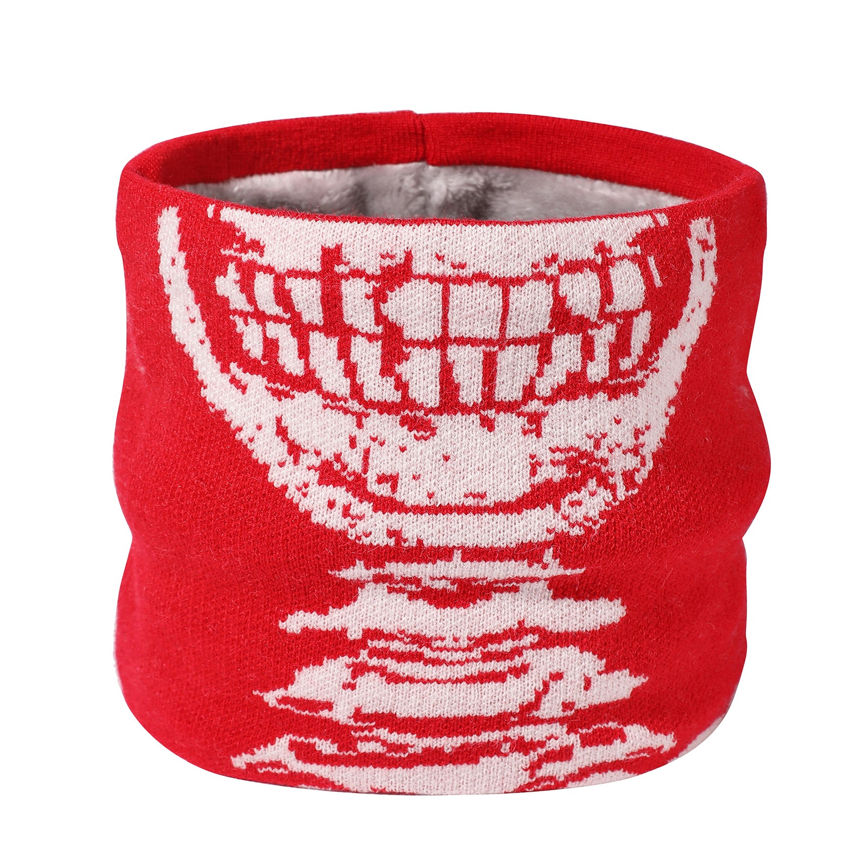 Wholesale Halloween Skull Plush Knitted Woolen Neck