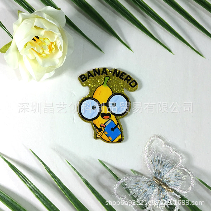 Wholesale 10pcs/pack Acrylic DIY Accessories-Gold Plate Series