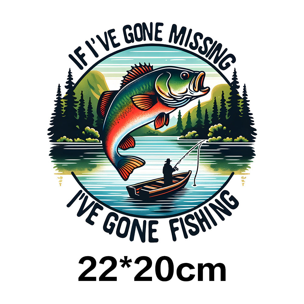 Wholesale Fishing UV DTF Ready to Press Transfers Wraps