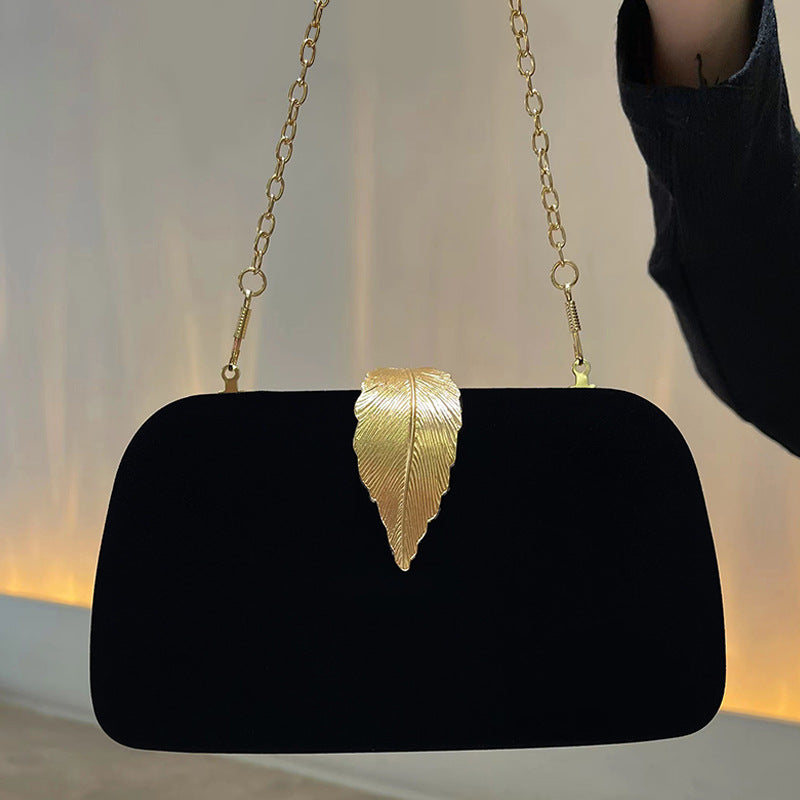 Wholesale Solid Black Evening Clutch Bag