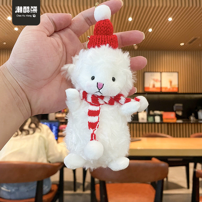 Wholesale Christmas Plush Doll Keychains