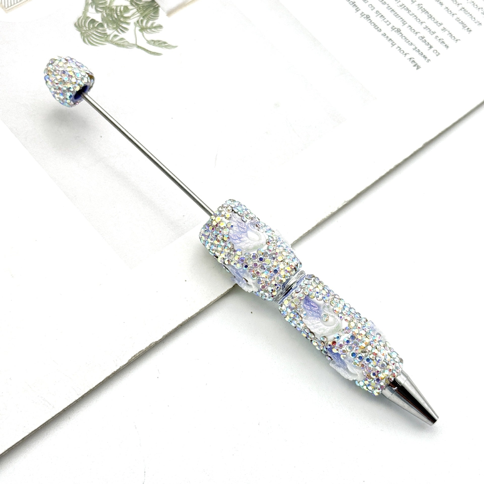 Wholesale Cute Full Diamond Bead Pen  beadable pens