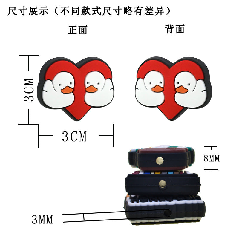 Wholesale Random 30pcs Valentine' s Day Series Love Cartoon Focal Beads
