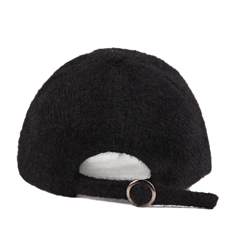 Wholesale Autumn and Winter Diamond Inlaid Mink Down Baseball Caps