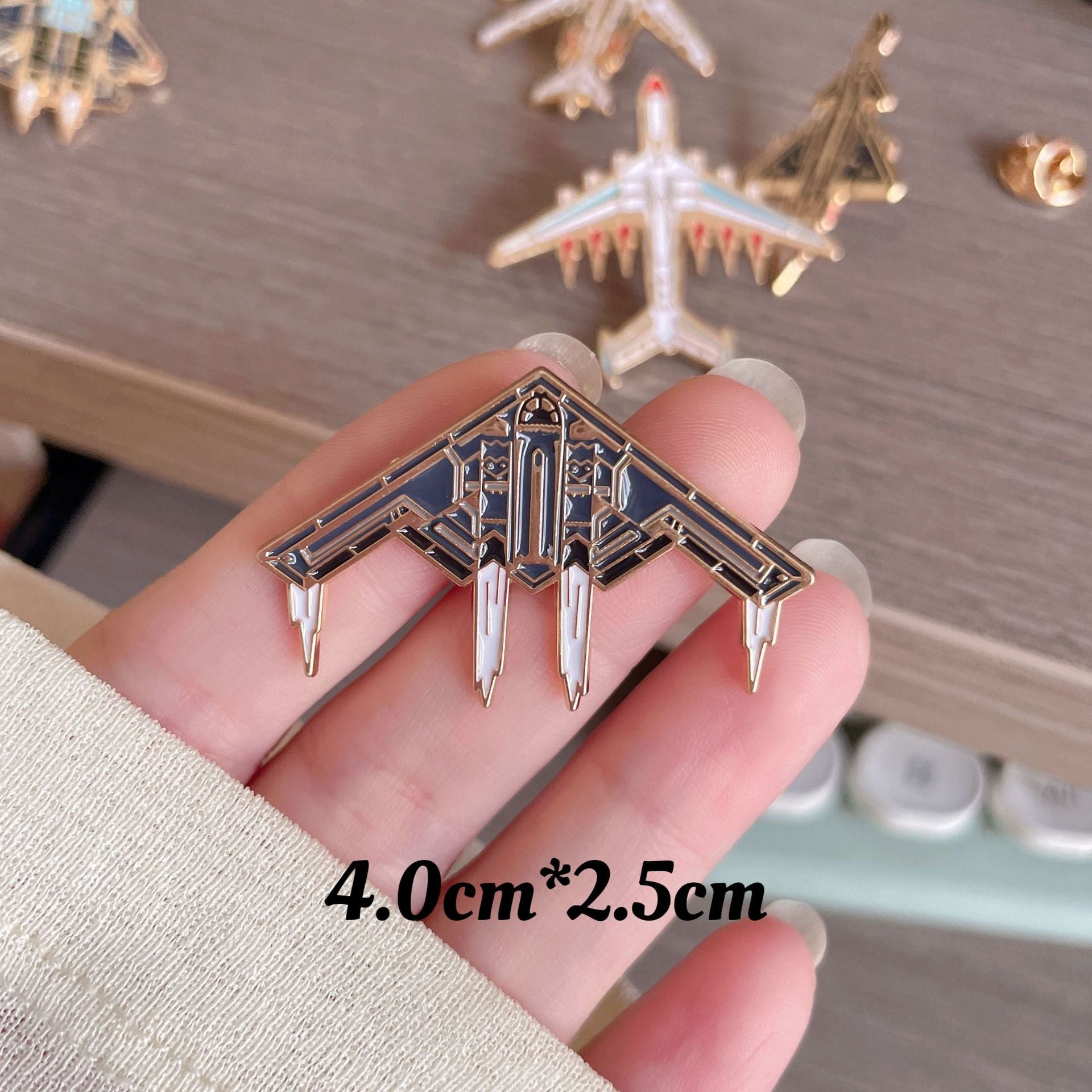 Wholesale Space Fighter Badge Brooch