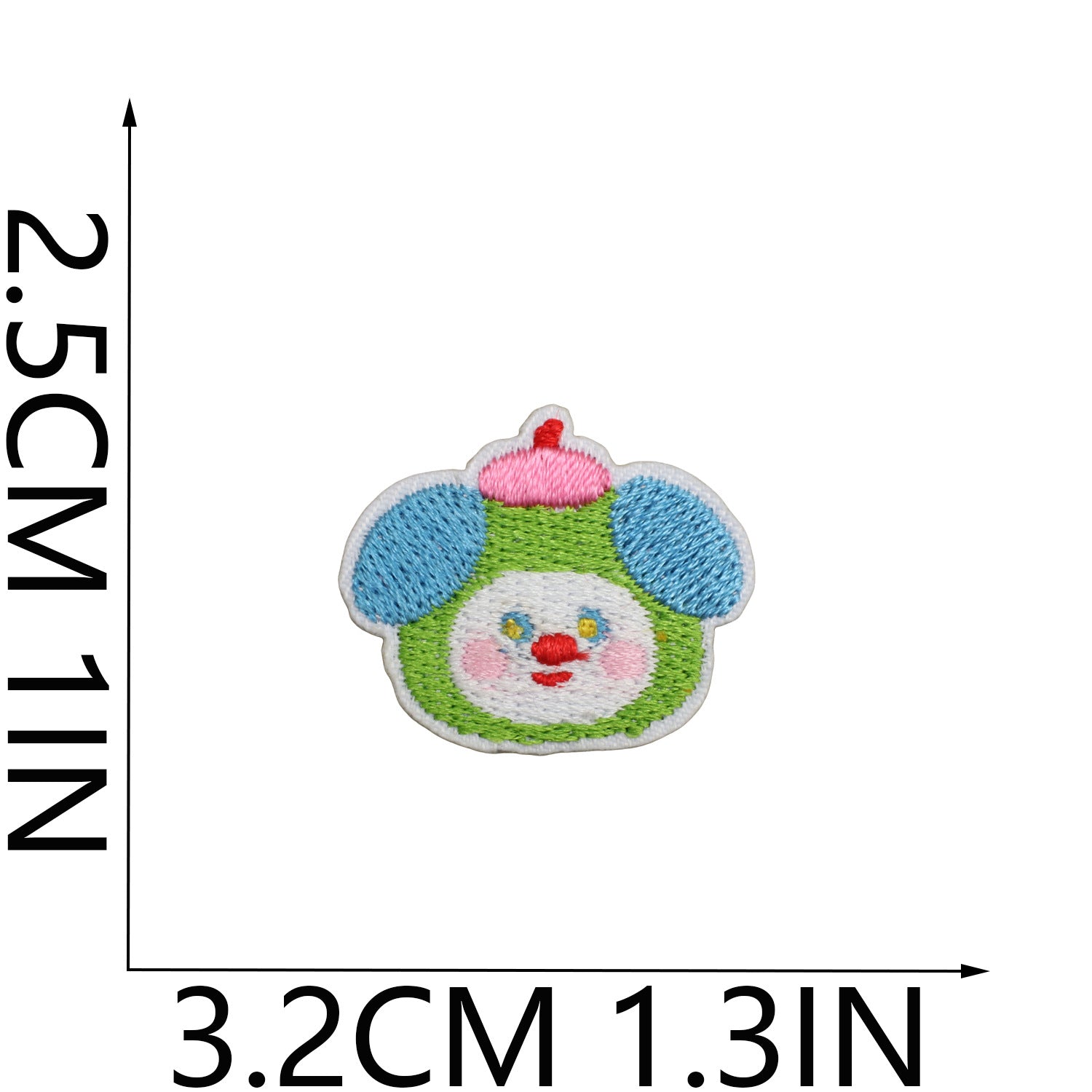 Wholesale Drink Cup Cow And Rice Ball Embroidered Iron On Patch Card Set For Clothing DIY Chic Accessory