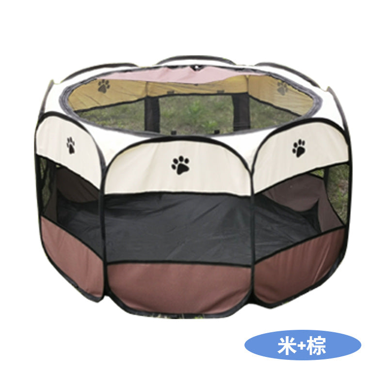 Wholesale Closed Pet Wire Storage Oxford Cloth Octagonal Cage