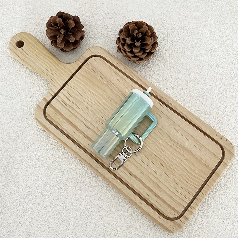 Wholesale Colorful openable mini cup keychain pendant