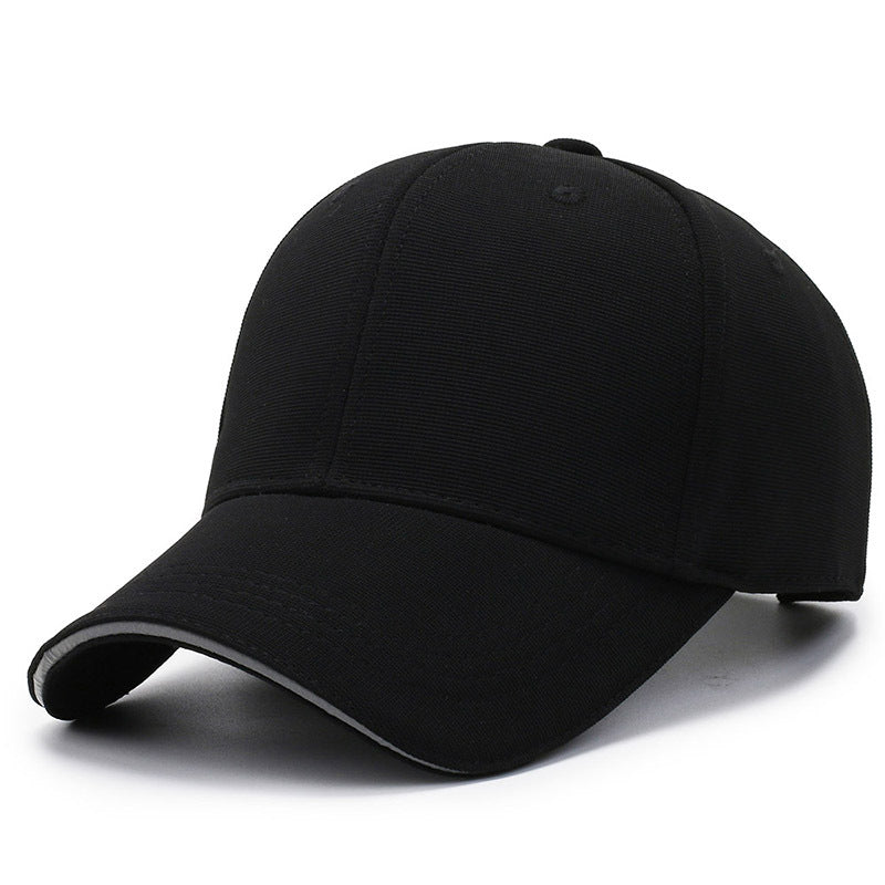 Wholesale Stair Cloth Black Reflective Strip Baseball Cap
