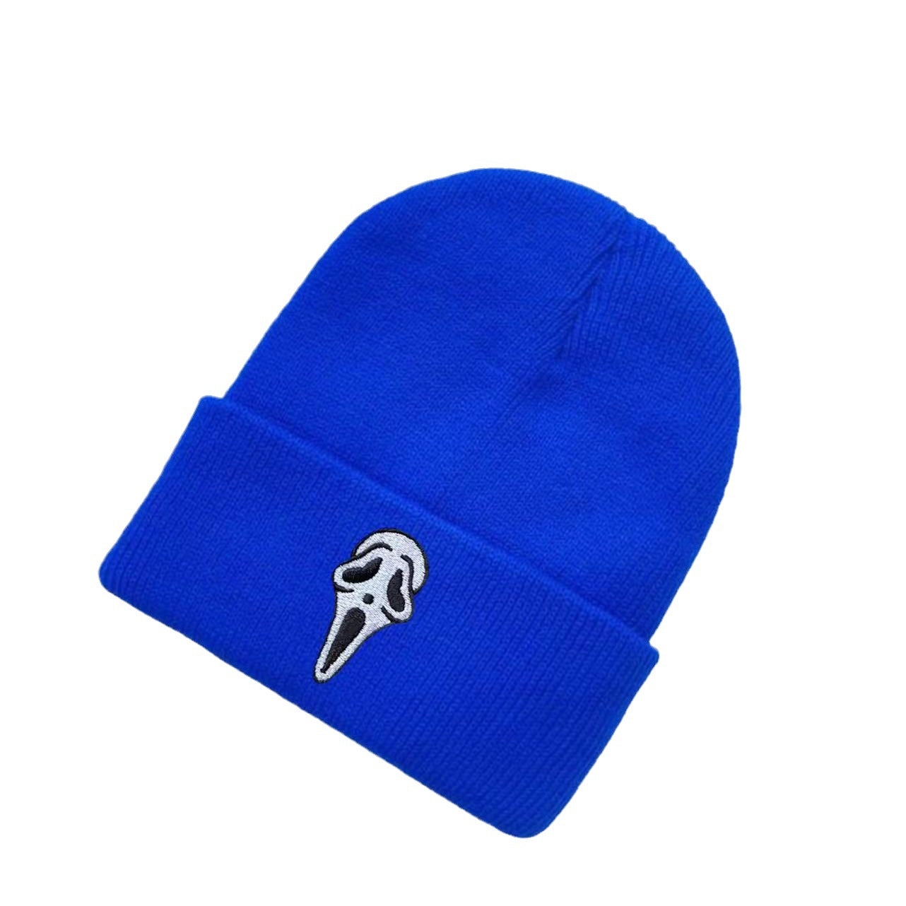 Wholesale Halloween Skull Acrylic Knitted Hat