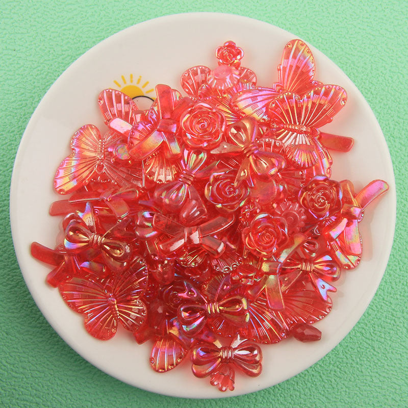 Wholesale 50pcs/pack Colorful Mixed Baroque Resin Cream Phone Case