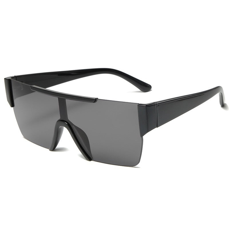 Wholesale One-piece large frame gradient sunglasses