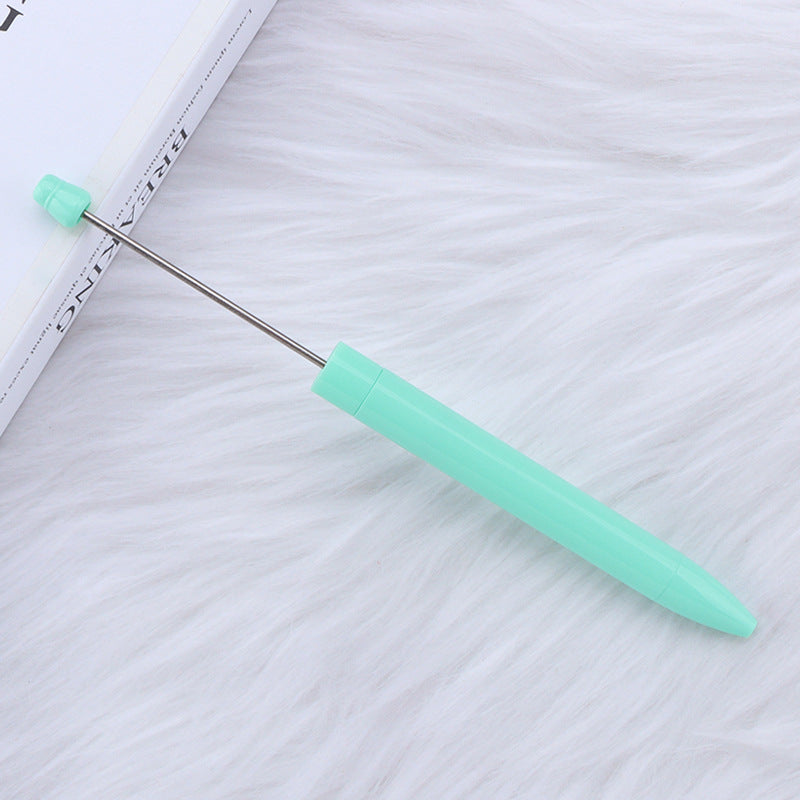 Wholesale 5pcs Beadable Pens Simple Plastic DIY Pen Office Supplies