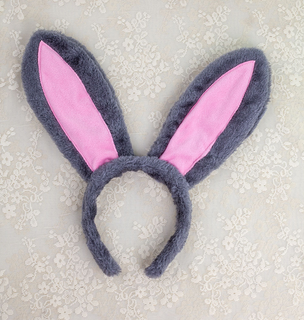 Wholesale Easter Rabbit Ears Cute White Rabbit Nose Headband