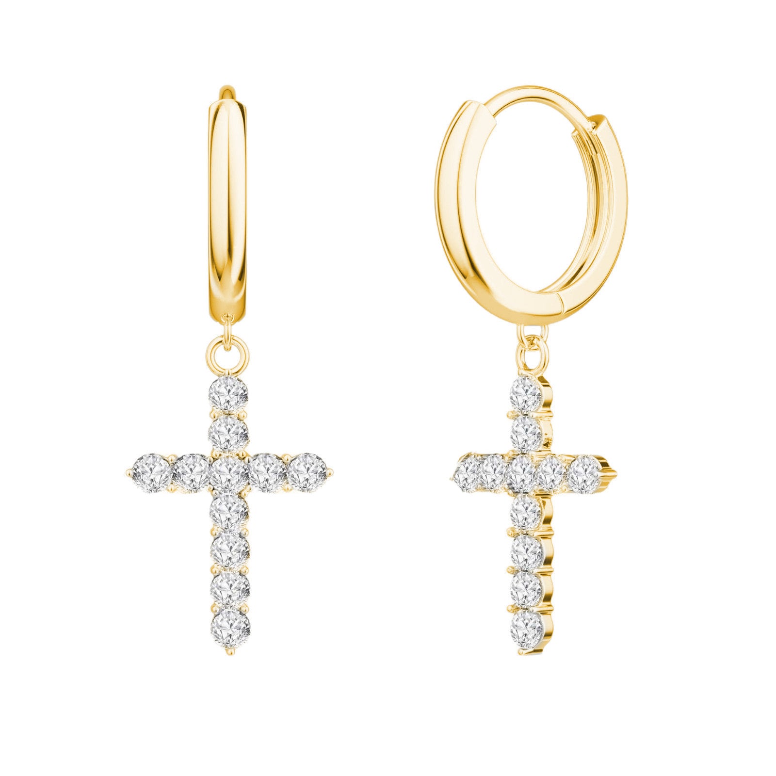 Wholesale Cross Necklace Temperament Gold Pendant Necklace