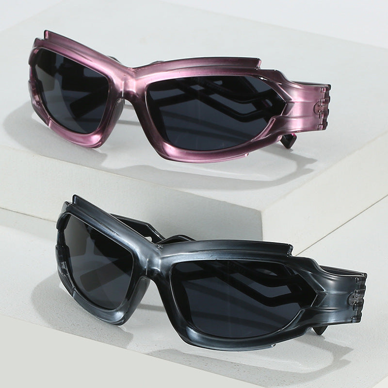 Wholesale Punk Style Y2K Futuristic Fashion Sunglasses