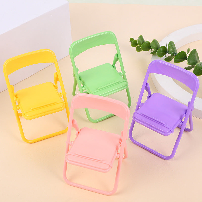 Wholesale Plastic Creative Chair Phone Stand Promotional Gift for Everyday Use