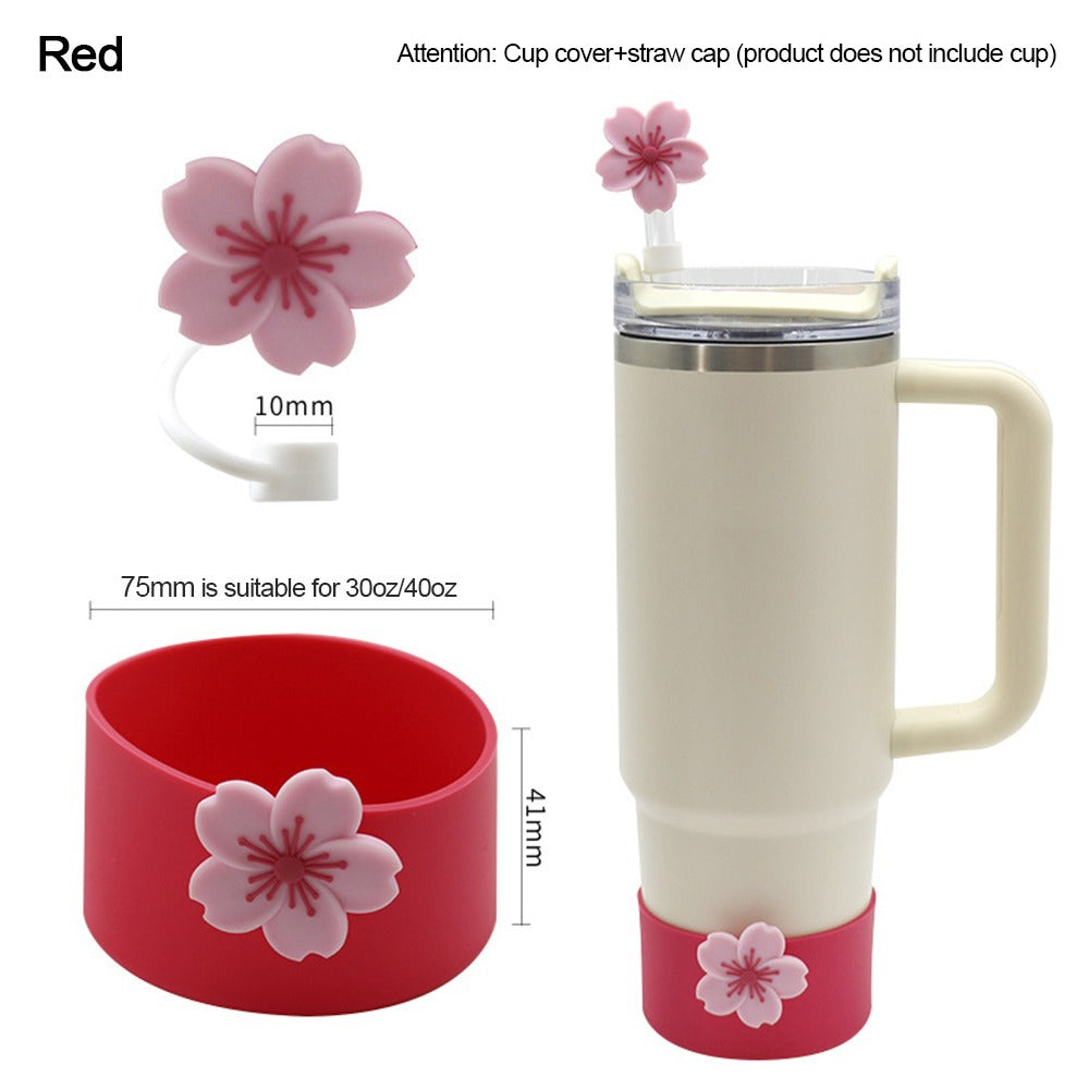 Wholesale Flower series cup sleeves Cup Accessories