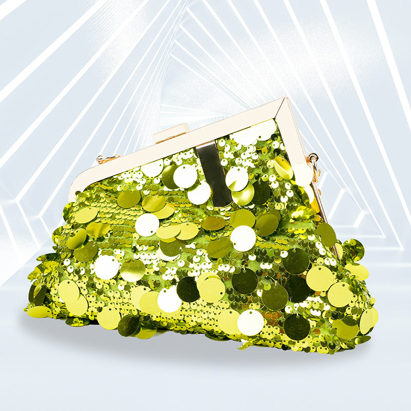 Wholesale Polyester Sequin Hand-held Dinner Bags