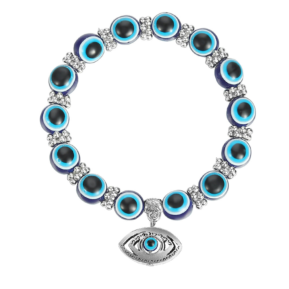 Wholesale Devil Eyes Blue Eyes Vintage Turquoise Bracelet