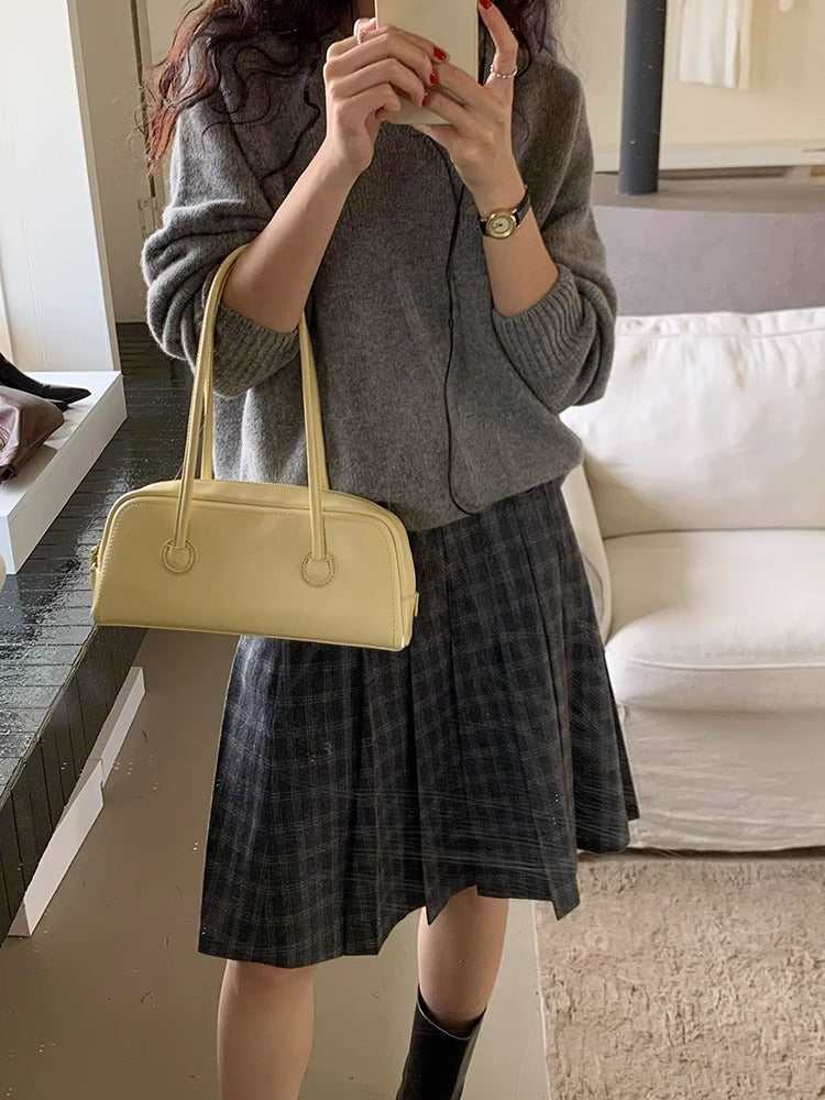 Wholesale Large Capacity Single Shoulder Baguette Small Square Bag