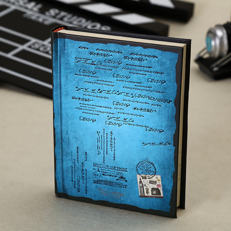 Wholesale Stamps Hard Shell Color Printing Inner Core A5 Retro Notebook