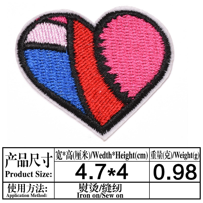 Wholesale Felt Cartoon Iron On Patches Set Of 13 For Jeans DIY Accessory