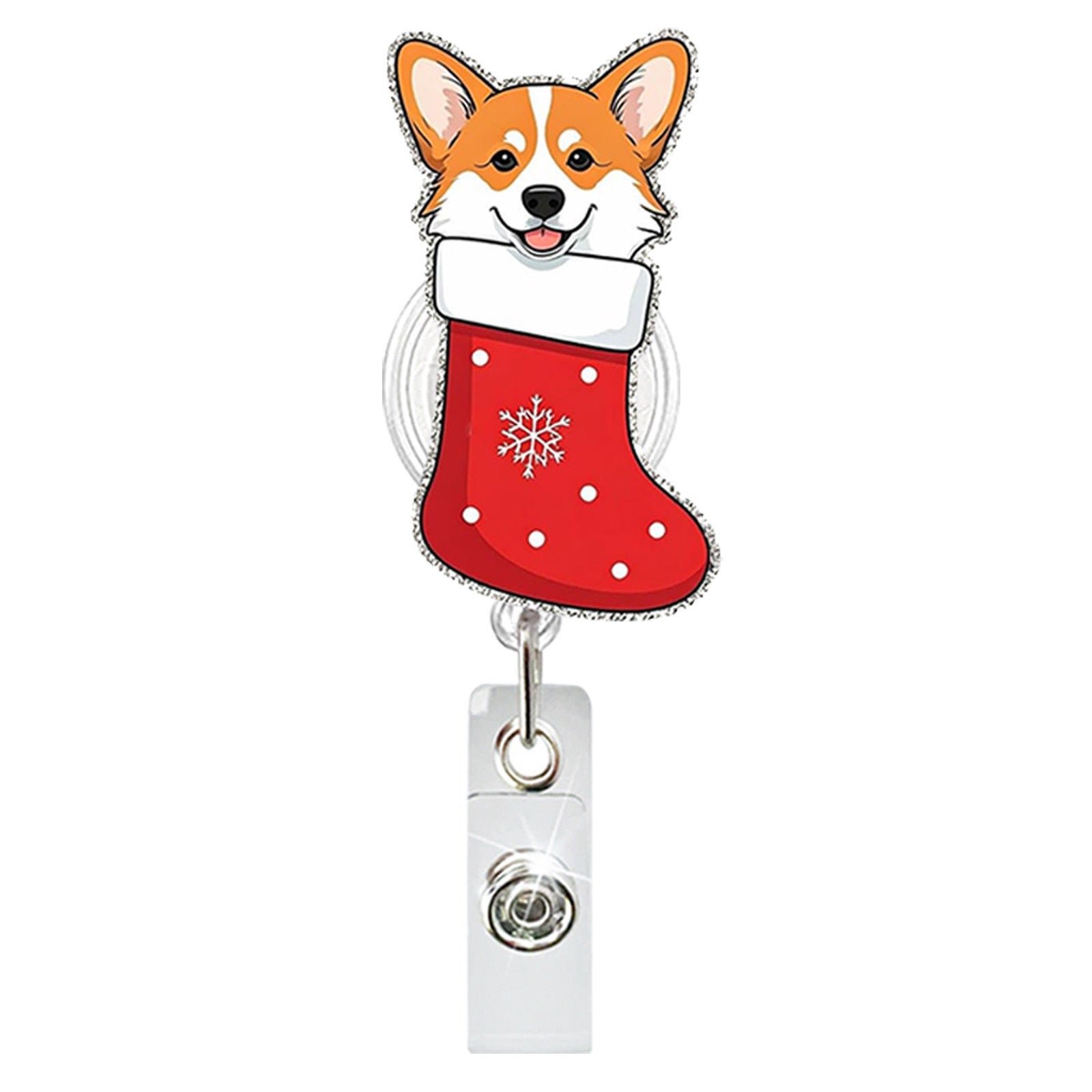 Wholesale Christmas Cute Animals Badge Reels